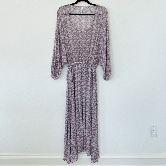 Rachel Pally Chiffon Dress in Dove Print - Picture 4 of 5